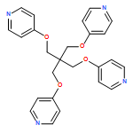 Pyridine, 4,4'-[[2,2-bis[(4-pyridinyloxy)methyl]-1,3-propanediyl]bis(oxy)]bis-