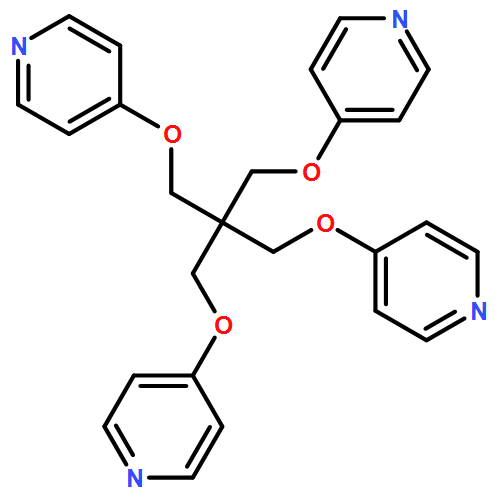 Pyridine, 4,4'-[[2,2-bis[(4-pyridinyloxy)methyl]-1,3-propanediyl]bis(oxy)]bis-