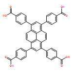 Benzoic acid, 4,4',4'',4'''-(1,3,6,8-pyrenetetrayl)tetrakis-