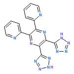 Pyrazine, 2,3-di-2-pyridinyl-5,6-bis(2H-tetrazol-5-yl)-