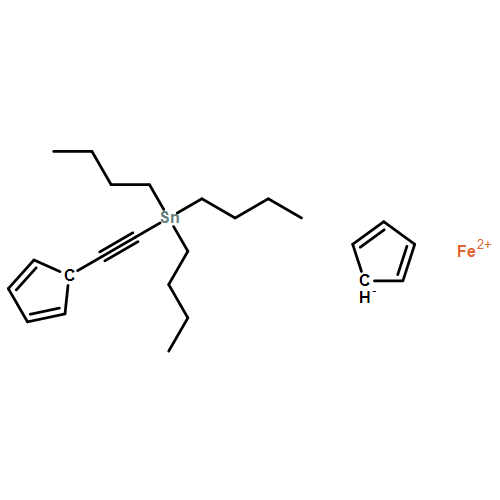 Ferrocene, [2-(tributylstannyl)ethynyl]-