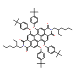 Anthra[2,1,9-def:6,5,10-d'e'f']diisoquinoline-1,3,8,10(2H,9H)-tetrone, 5,6,12,13-tetrakis[4-(1,1-dimethylethyl)phenoxy]-2,9-bis(2-ethylhexyl)- (9CI)