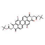 Anthra[2,1,9-def:6,5,10-d'e'f']diisoquinoline-2,9-diacetic acid, 5,12-dibromo-1,3,8,10-tetrahydro-1,3,8,10-tetraoxo-, bis(1,1-dimethylethyl) ester (9CI)