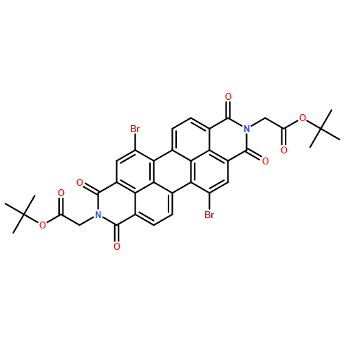 Anthra[2,1,9-def:6,5,10-d'e'f']diisoquinoline-2,9-diacetic acid, 5,12-dibromo-1,3,8,10-tetrahydro-1,3,8,10-tetraoxo-, bis(1,1-dimethylethyl) ester (9CI)