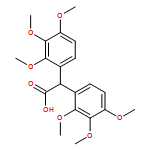 Benzeneacetic acid, 2,3,4-trimethoxy-α-(2,3,4-trimethoxyphenyl)-