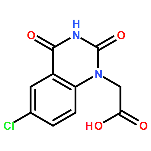 1(2H)-Quinazolineacetic acid, 6-chloro-3,4-dihydro-2,4-dioxo-