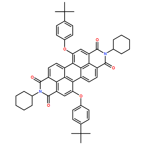 Anthra[2,1,9-def:6,5,10-d'e'f']diisoquinoline-1,3,8,10(2H,9H)-tetrone, 2,9-dicyclohexyl-6,13-bis[4-(1,1-dimethylethyl)phenoxy]-