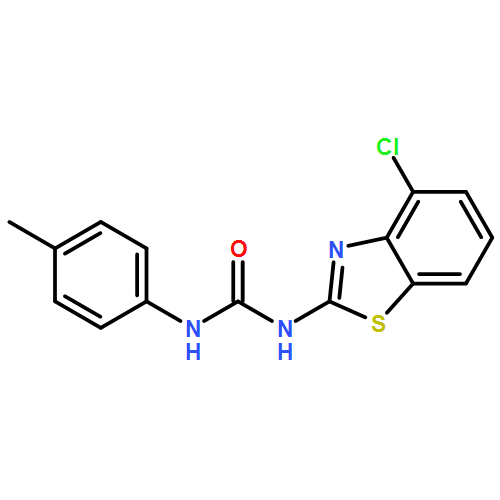 Urea, N-(4-chloro-2-benzothiazolyl)-N'-(4-methylphenyl)-