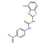 Urea, N-(4-chloro-2-benzothiazolyl)-N'-(4-nitrophenyl)-