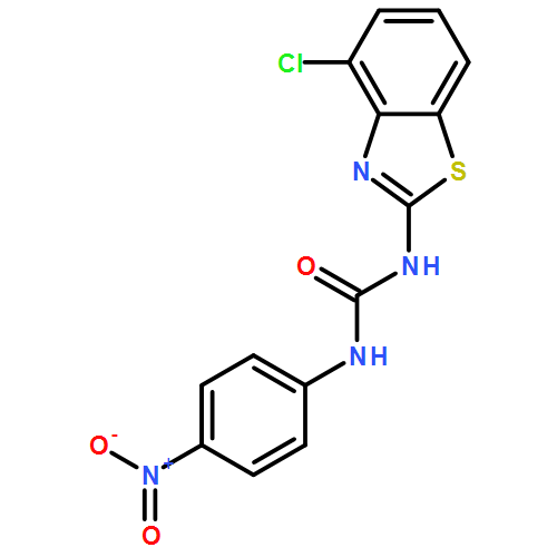 Urea, N-(4-chloro-2-benzothiazolyl)-N'-(4-nitrophenyl)-