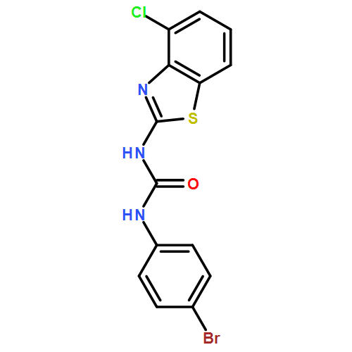 Urea, N-(4-bromophenyl)-N'-(4-chloro-2-benzothiazolyl)-