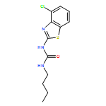 Urea, N-butyl-N'-(4-chloro-2-benzothiazolyl)-