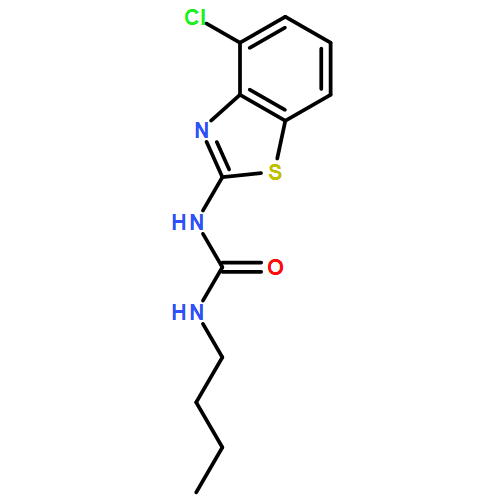 Urea, N-butyl-N'-(4-chloro-2-benzothiazolyl)-