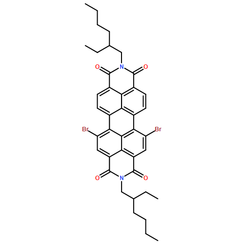 Anthra[2,1,9-def:6,5,10-d'e'f']diisoquinoline-1,3,8,10(2H,9H)-tetrone, 5,13-dibromo-2,9-bis(2-ethylhexyl)-