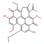 1H-Cyclohepta[ghi]perylene-5,12-dione,3-acetyl-6,11-dihydroxy-4,8,9,13-tetramethoxy-2-methyl-