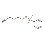 Benzene, [(5-hexyn-1-yloxy)dimethylsilyl]-