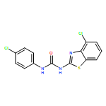 Urea, N-(4-chloro-2-benzothiazolyl)-N'-(4-chlorophenyl)-