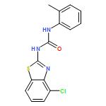 Urea, N-(4-chloro-2-benzothiazolyl)-N'-(2-methylphenyl)-