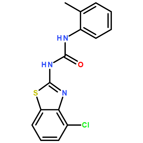 Urea, N-(4-chloro-2-benzothiazolyl)-N'-(2-methylphenyl)-