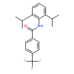 Benzamide, N-[2,6-bis(1-methylethyl)phenyl]-4-(trifluoromethyl)-