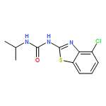 Urea, N-(4-chloro-2-benzothiazolyl)-N'-(1-methylethyl)-