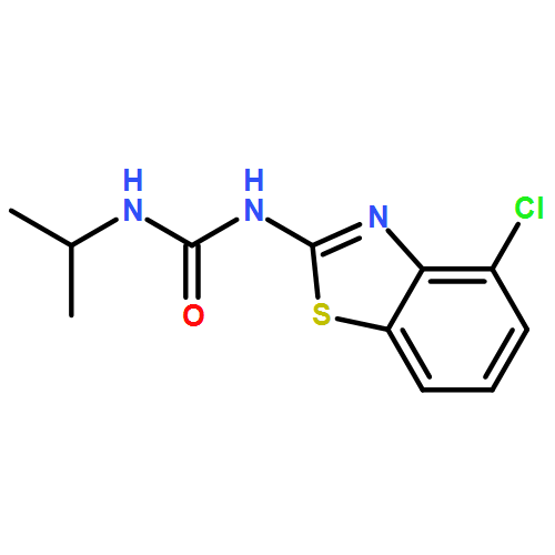 Urea, N-(4-chloro-2-benzothiazolyl)-N'-(1-methylethyl)-