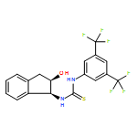 1-(3,5-Bis(trifluoromethyl)phenyl)-3-((1S,2R)-2-hydroxy-2,3-dihydro-1H-inden-1-yl)thiourea