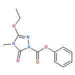 1H-1,2,4-Triazole-1-carboxylic acid, 3-ethoxy-4,5-dihydro-4-methyl-5-oxo-, phenyl ester