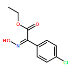 Benzeneacetic acid, 4-chloro-α-(hydroxyimino)-, ethyl ester