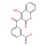 2H-1-Benzopyran-2-one, 4-hydroxy-3-(3-nitrobenzoyl)-