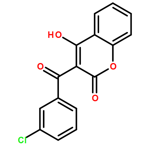 2H-1-Benzopyran-2-one, 3-(3-chlorobenzoyl)-4-hydroxy-