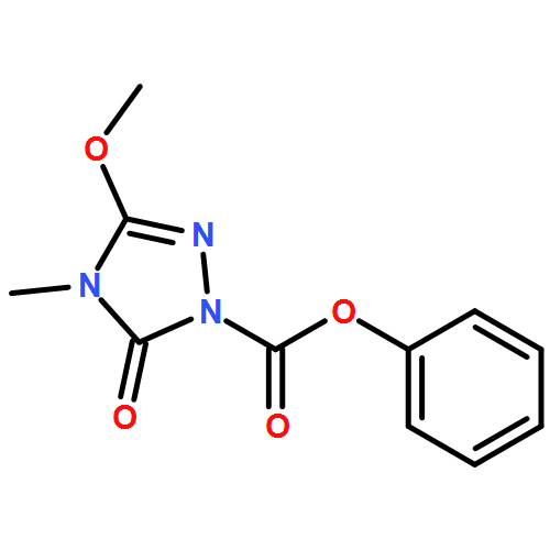 1H-1,2,4-Triazole-1-carboxylic acid, 4,5-dihydro-3-methoxy-4-methyl-5-oxo-, phenyl ester