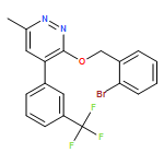 Pyridazine, 3-[(2-bromophenyl)methoxy]-6-methyl-4-[3-(trifluoromethyl)phenyl]-