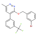 Pyridazine, 3-[(3-bromophenyl)methoxy]-6-methyl-4-[3-(trifluoromethyl)phenyl]-