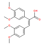 Benzeneacetic acid, α-[(3,4-dimethoxyphenyl)methylene]-3,4-dimethoxy-, (αZ)-