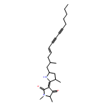 2,4-Pyrrolidinedione, 1,5-dimethyl-3-[(3S,5R)-3-methyl-5-[(4E)-2-methyl-4-tetradecene-6,8-diyn-1-yl]-2-pyrrolidinylidene]-