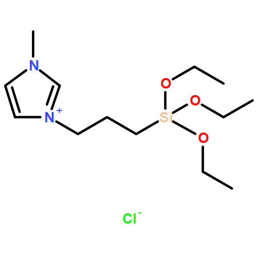 1-(Propyltriethoxyl)-3-methylimidazolium chloride