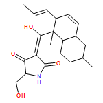 2,4-Pyrrolidinedione, 5-(hydroxymethyl)-3-[hydroxy[(1S,2R,4aS,6R,8aR)-1,2,4a,5,6,7,8,8a-octahydro-1,6-dimethyl-2-(1E)-1-propen-1-yl-1-naphthalenyl]methylene]-, (3E,5S)-