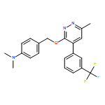 Benzenamine, N,N-dimethyl-4-[[[6-methyl-4-[3-(trifluoromethyl)phenyl]-3-pyridazinyl]oxy]methyl]-