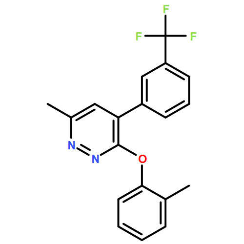 Pyridazine, 6-methyl-3-(2-methylphenoxy)-4-[3-(trifluoromethyl)phenyl]-