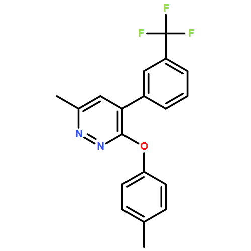 Pyridazine, 6-methyl-3-(4-methylphenoxy)-4-[3-(trifluoromethyl)phenyl]-