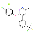 Pyridazine, 3-(3,4-dichlorophenoxy)-6-methyl-4-[3-(trifluoromethyl)phenyl]-