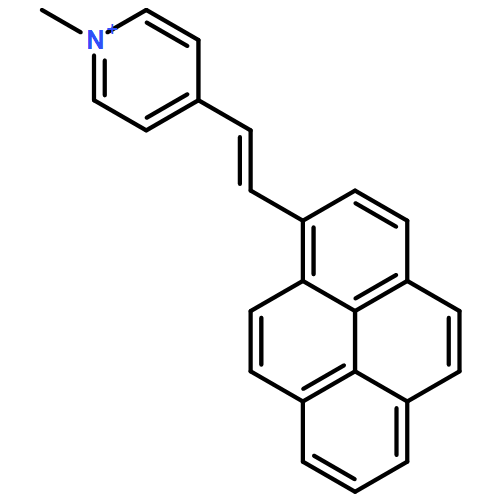 Pyridinium, 1-methyl-4-[2-(1-pyrenyl)ethenyl]-