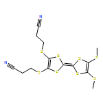 Propanenitrile, 3,3'-[[2-[4,5-bis(methylthio)-1,3-dithiol-2-ylidene]-1,3-dithiole-4,5-diyl]bis(thio)]bis-