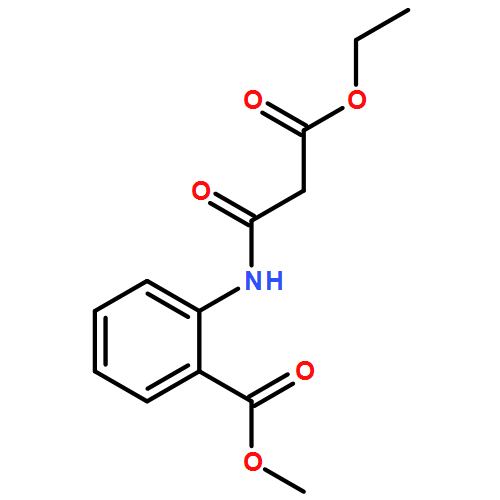 Benzoic acid, 2-[(3-ethoxy-1,3-dioxopropyl)amino]-, methyl ester