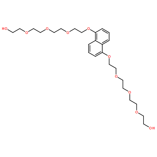 Ethanol, 2,2'-[1,5-naphthalenediylbis(oxy-2,1-ethanediyloxy-2,1-ethanediyloxy-2,1-ethanediyloxy)]bis-