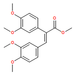 Benzeneacetic acid, α-[(3,4-dimethoxyphenyl)methylene]-3,4-dimethoxy-, methyl ester, (αZ)-