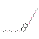 Naphthalene, 2,6-bis[2-[2-(2-iodoethoxy)ethoxy]ethoxy]-