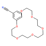 1,4,7,10,13,16-Benzohexaoxacyclooctadecin-18-carbonitrile, 2,3,5,6,8,9,11,12,14,15-decahydro-