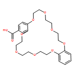 Dibenz[b,n][1,4,7,10,13,16,19,22]octaoxacyclotetracosin-2-carboxylic acid, 6,7,9,10,12,13,20,21,23,24,26,27-dodecahydro-